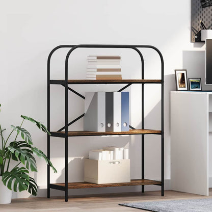 Libreria Rovere fumo 80 x 30 x 109 cm Legno multistrato