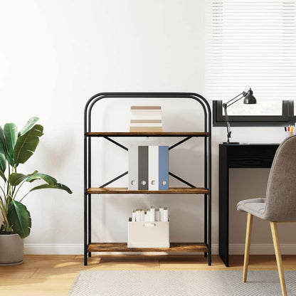 Libreria Rovere fumo 80 x 30 x 109 cm Legno multistrato