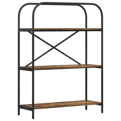 Libreria Rovere fumo 80 x 30 x 109 cm Legno multistrato