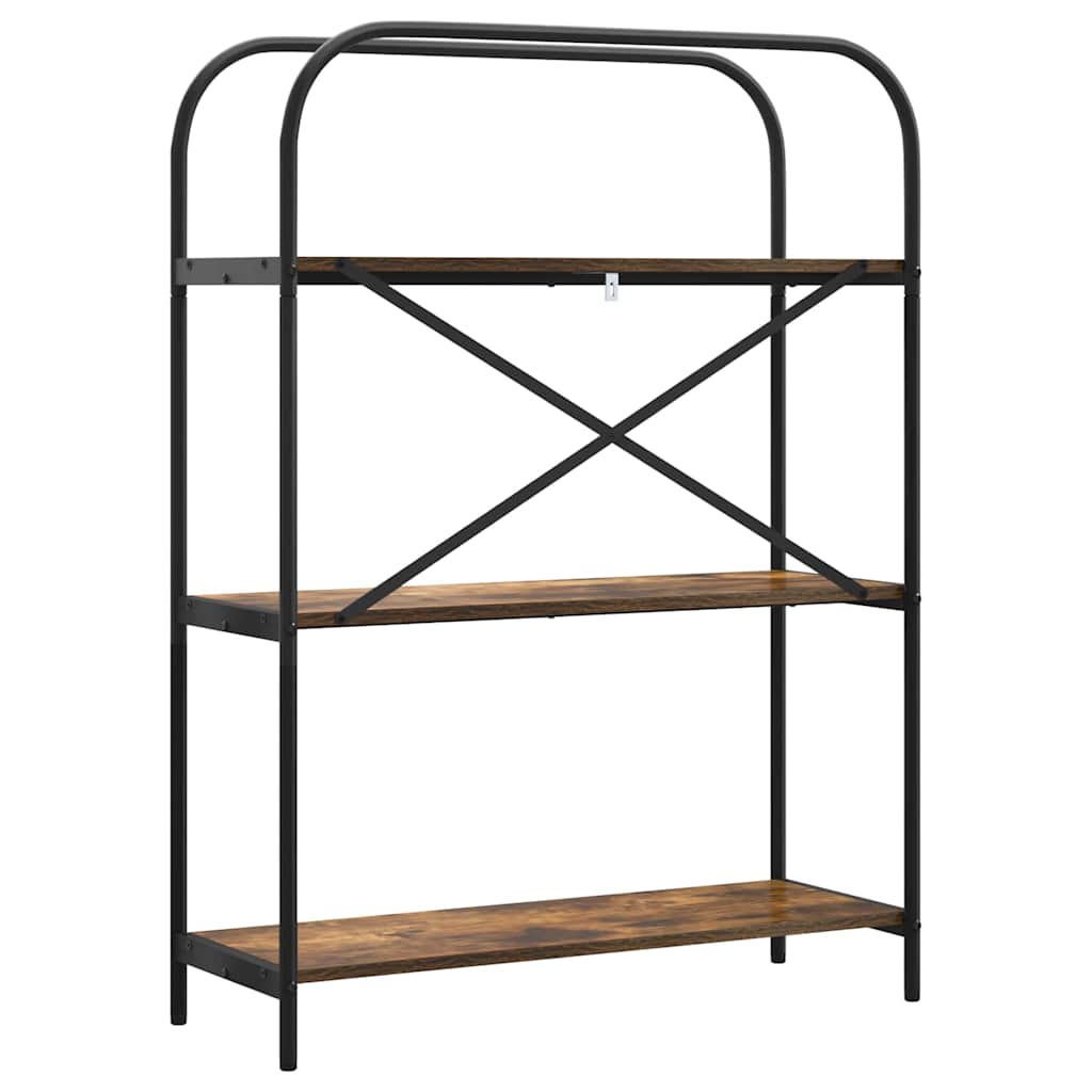 Libreria Rovere fumo 80 x 30 x 109 cm Legno multistrato