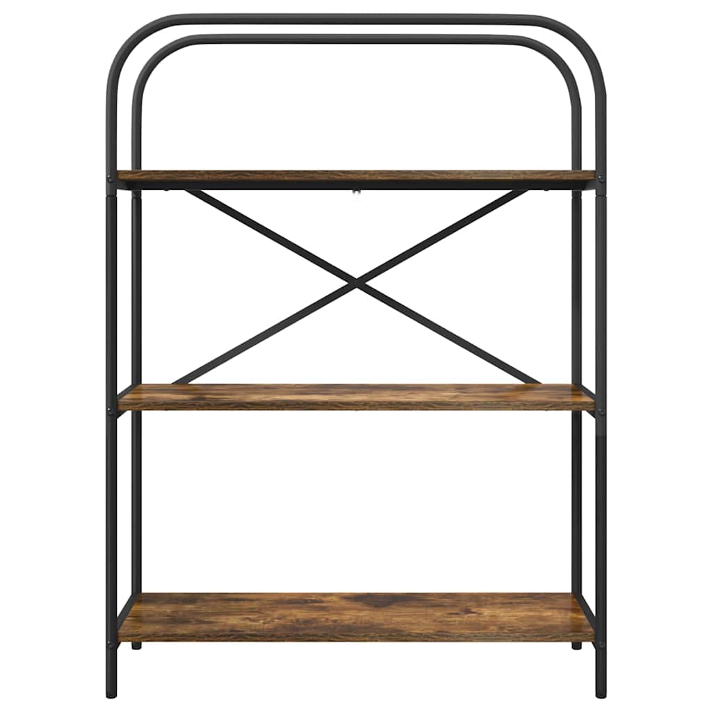 Libreria Rovere fumo 80 x 30 x 109 cm Legno multistrato