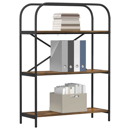 Libreria Rovere fumo 80 x 30 x 109 cm Legno multistrato