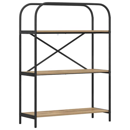 Libreria rovere artigianale 80 x 30 x 109 cm Legno multistrato