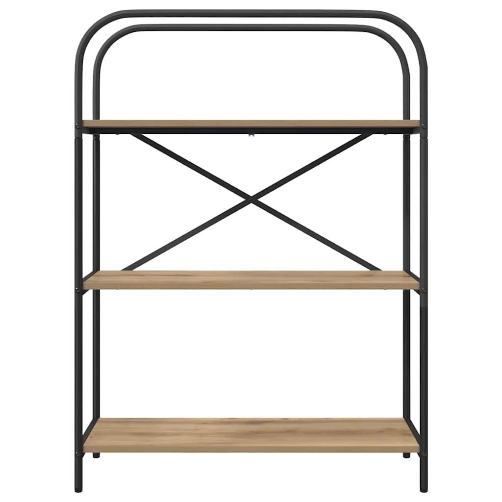 Libreria rovere artigianale 80 x 30 x 109 cm Legno multistrato