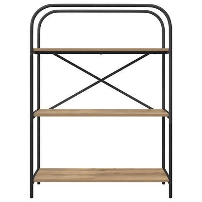 Libreria rovere artigianale 80 x 30 x 109 cm Legno multistrato