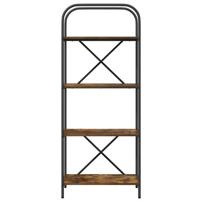 Libreria Rovere fumo 60 x 30 x 146 cm Legno multistrato