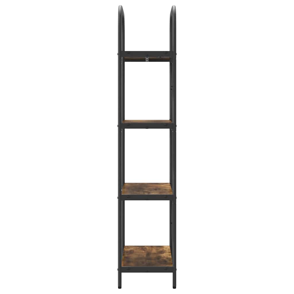 Libreria Rovere fumo 60 x 30 x 146 cm Legno multistrato