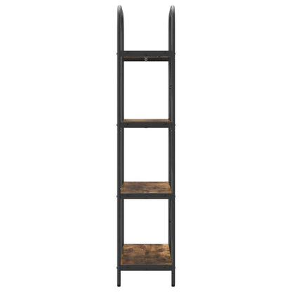 Libreria Rovere fumo 60 x 30 x 146 cm Legno multistrato