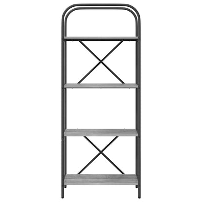 Libreria Grigio sonoma 60 x 30 x 146 cm Legno multistrato