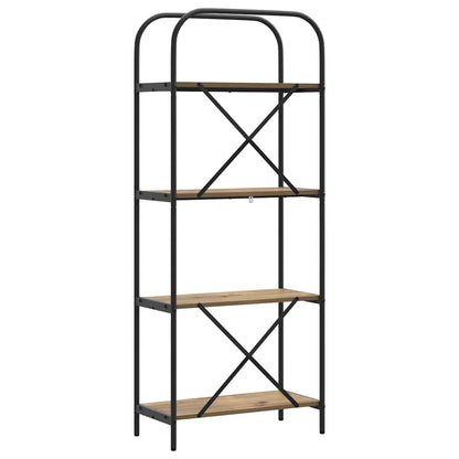 Libreria rovere artigianale 60 x 30 x 146 cm Legno multistrato