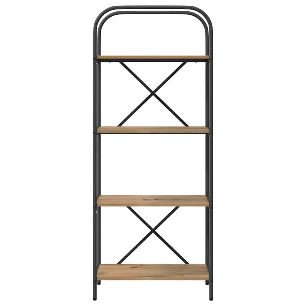 Libreria rovere artigianale 60 x 30 x 146 cm Legno multistrato