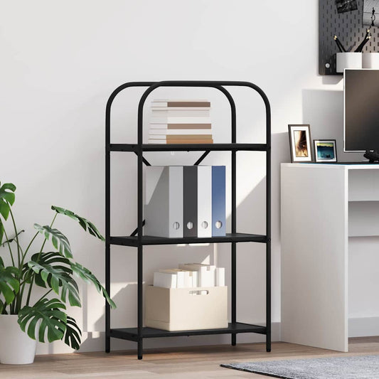 Libreria Rovere nero 60 x 30 x 109 cm Legno multistrato