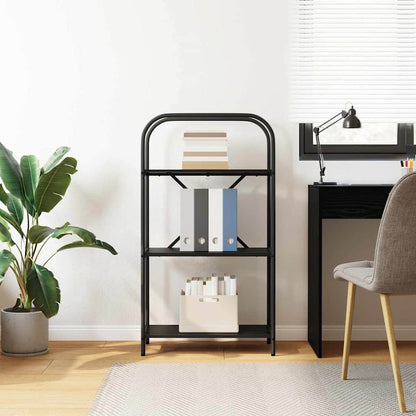 Libreria Rovere nero 60 x 30 x 109 cm Legno multistrato