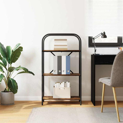 Libreria Rovere fumo 60 x 30 x 109 cm Legno multistrato