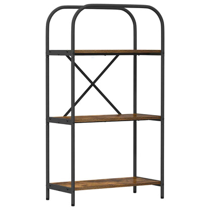 Libreria Rovere fumo 60 x 30 x 109 cm Legno multistrato