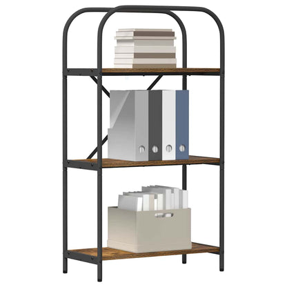 Libreria Rovere fumo 60 x 30 x 109 cm Legno multistrato