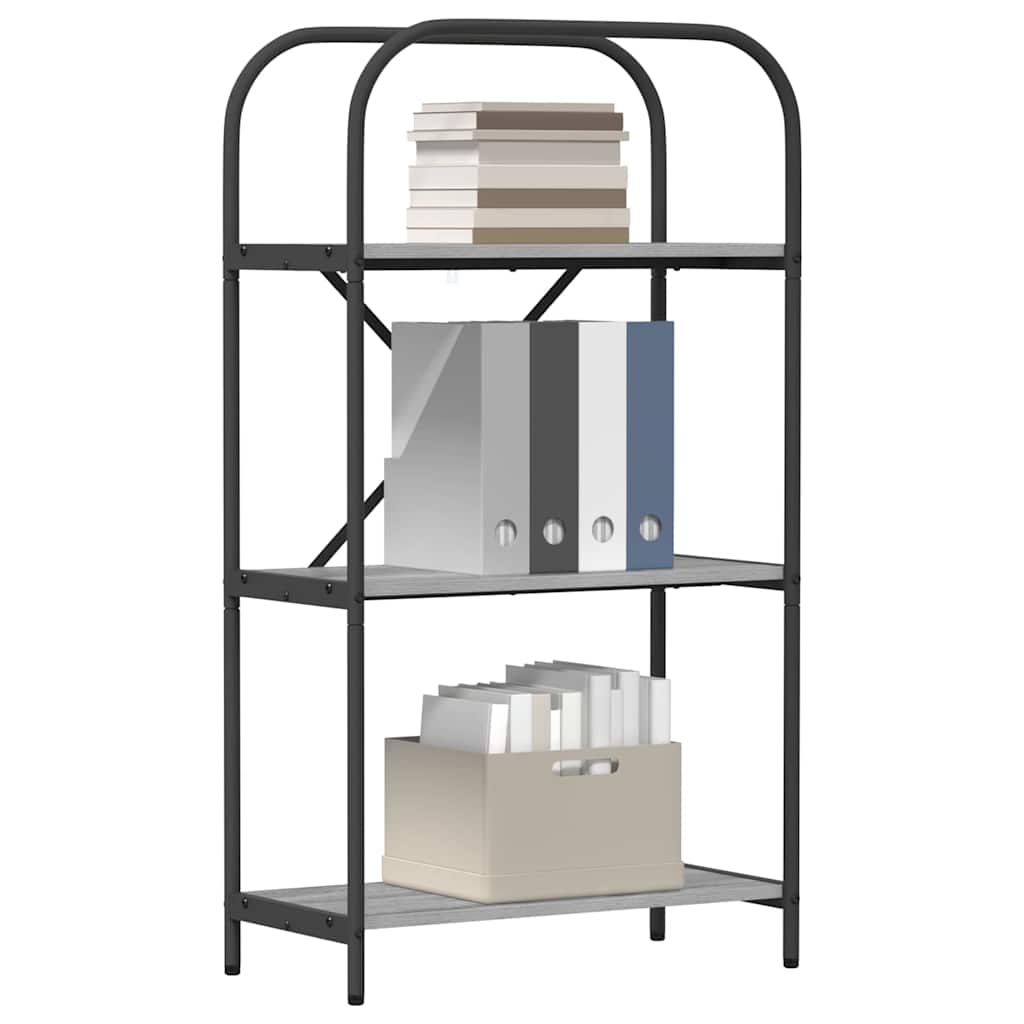 Libreria Grigio sonoma 60 x 30 x 109 cm Legno multistrato