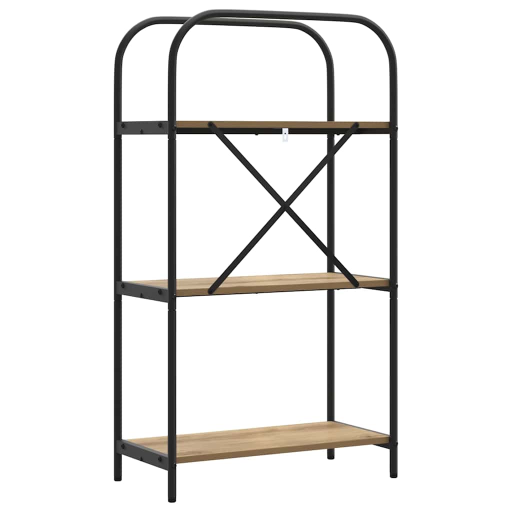 Libreria rovere artigianale 60 x 30 x 109 cm Legno multistrato