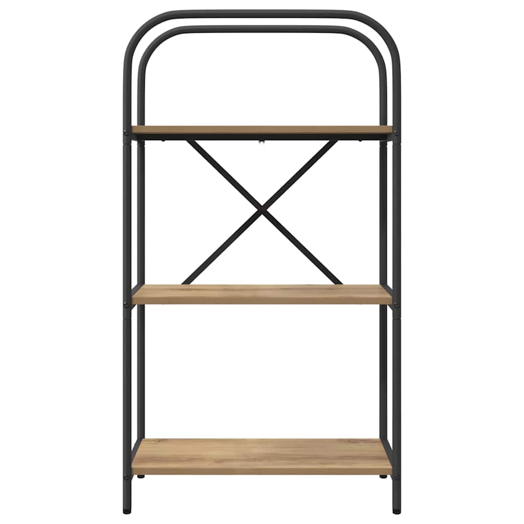 Libreria rovere artigianale 60 x 30 x 109 cm Legno multistrato