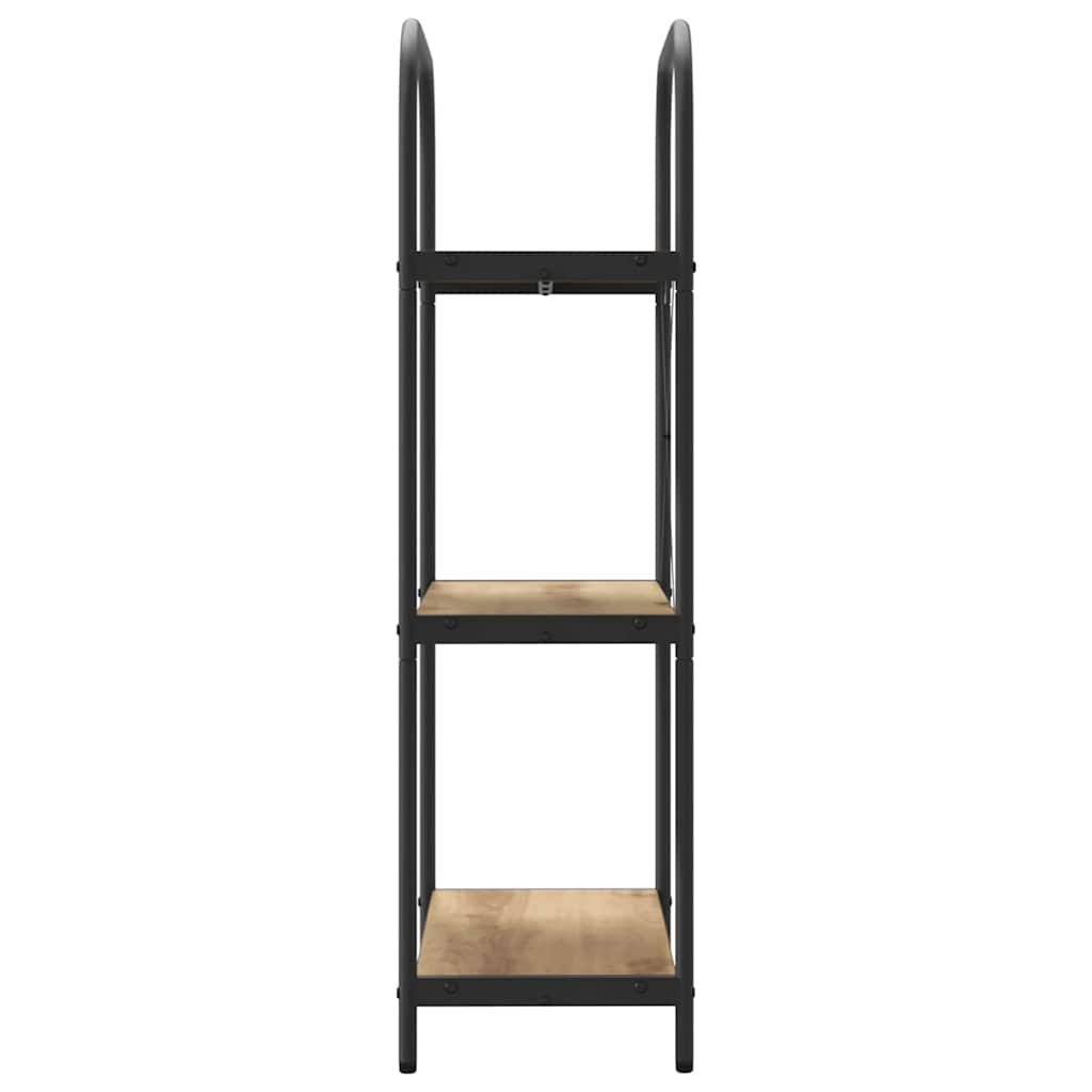 Libreria rovere artigianale 60 x 30 x 109 cm Legno multistrato