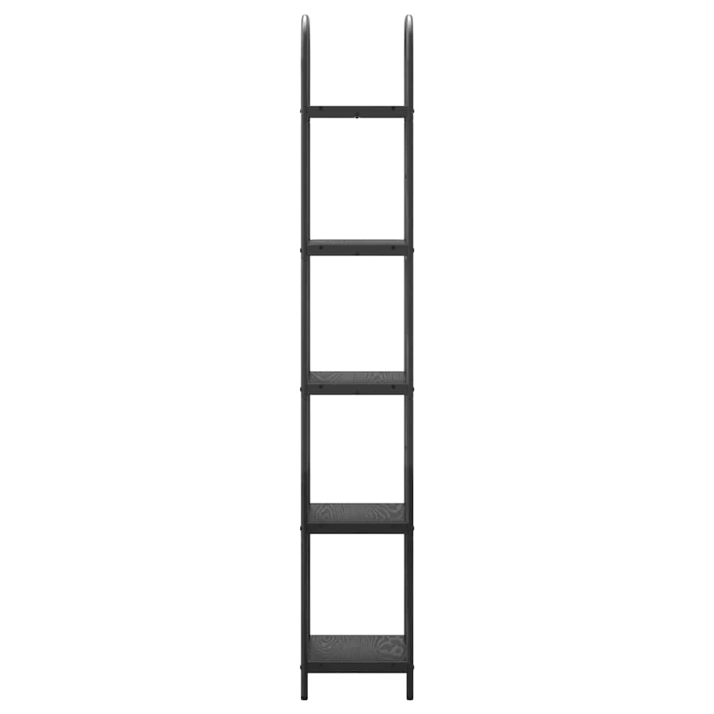 Libreria Rovere nero 40 x 30 x 183 cm Legno multistrato