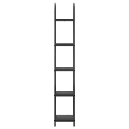Libreria Rovere nero 40 x 30 x 183 cm Legno multistrato
