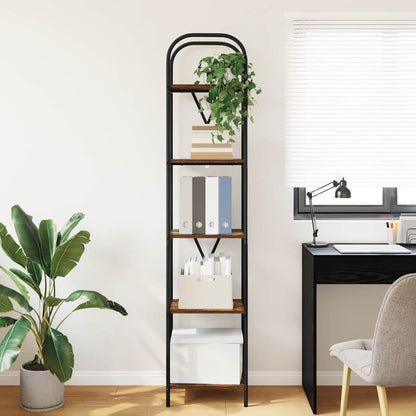 Libreria Rovere fumo 40 x 30 x 183 cm Legno multistrato