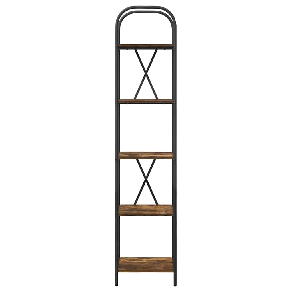 Libreria Rovere fumo 40 x 30 x 183 cm Legno multistrato