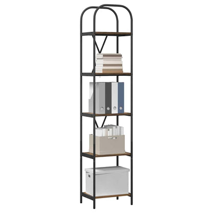 Libreria Rovere fumo 40 x 30 x 183 cm Legno multistrato