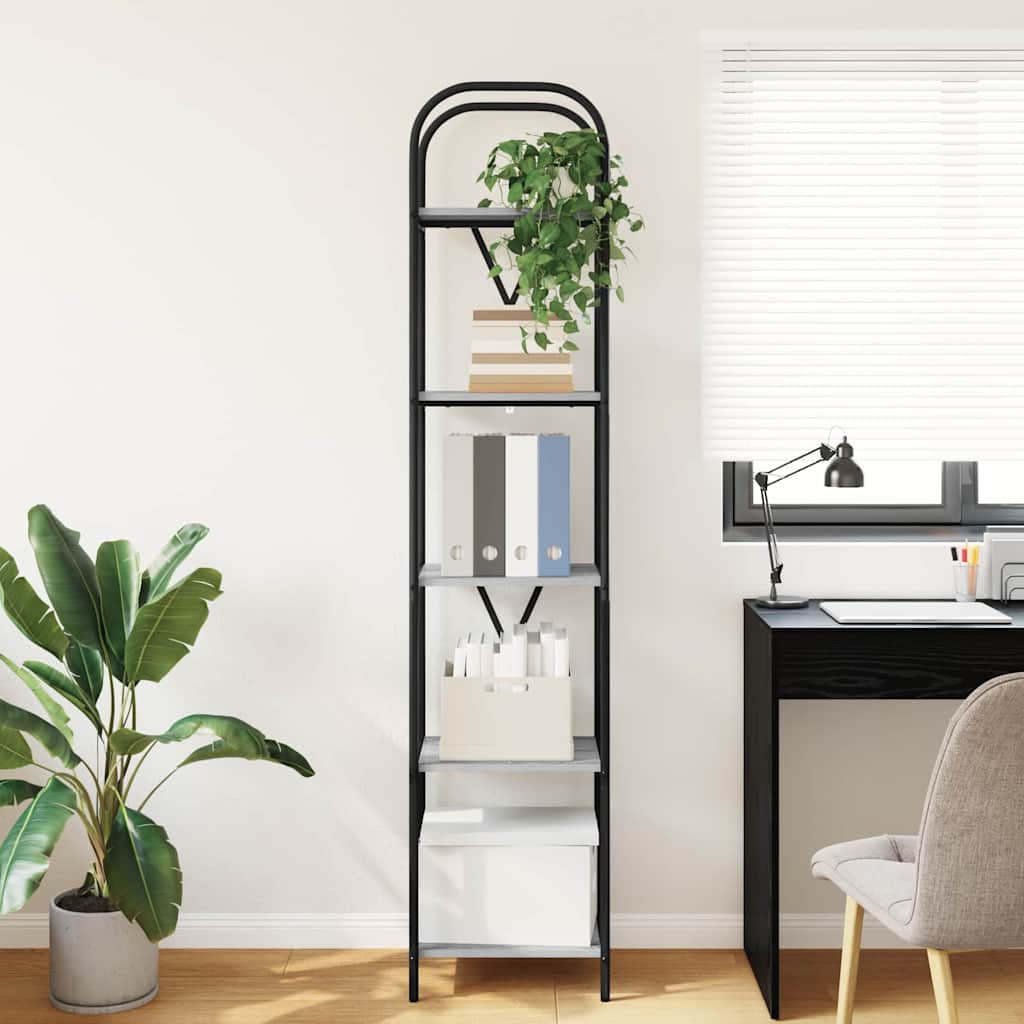 Libreria Grigio sonoma 40 x 30 x 183 cm Legno multistrato