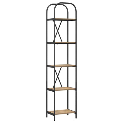 Libreria rovere artigianale 40 x 30 x 183 cm Legno multistrato