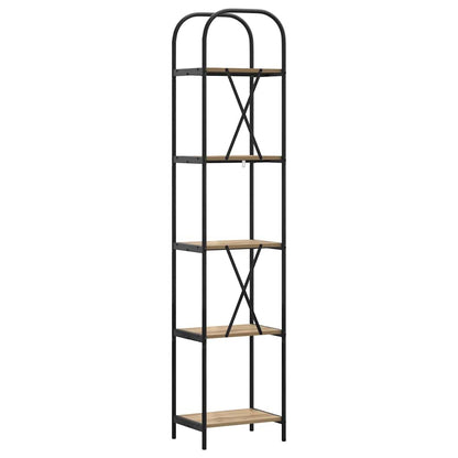 Libreria rovere artigianale 40 x 30 x 183 cm Legno multistrato