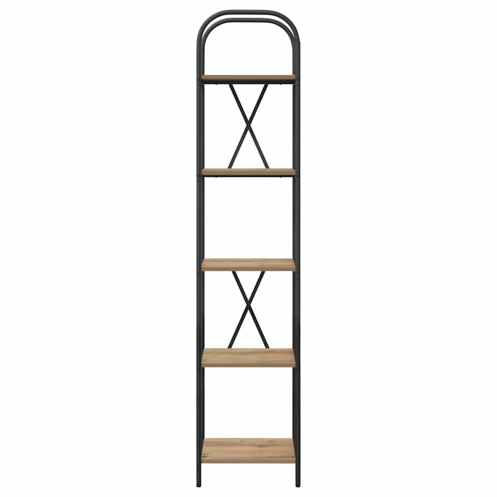 Libreria rovere artigianale 40 x 30 x 183 cm Legno multistrato