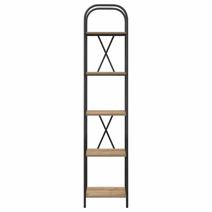 Libreria rovere artigianale 40 x 30 x 183 cm Legno multistrato