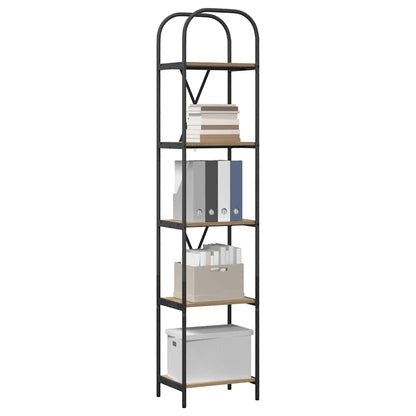 Libreria rovere artigianale 40 x 30 x 183 cm Legno multistrato