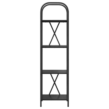 Libreria Rovere nero 40 x 30 x 146 cm Legno multistrato