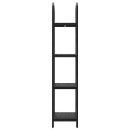 Libreria Rovere nero 40 x 30 x 146 cm Legno multistrato