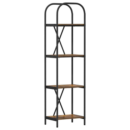 Libreria Rovere fumo 40 x 30 x 146 cm Legno multistrato