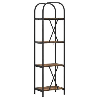 Libreria Rovere fumo 40 x 30 x 146 cm Legno multistrato