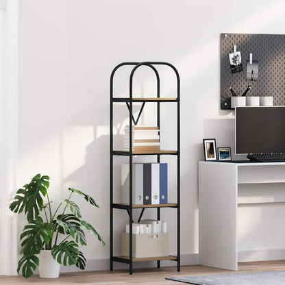 Libreria rovere artigianale 40 x 30 x 146 cm Legno multistrato