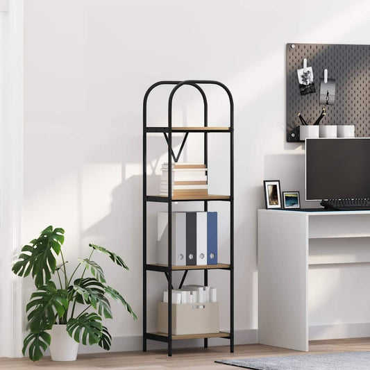 Libreria rovere artigianale 40 x 30 x 146 cm Legno multistrato