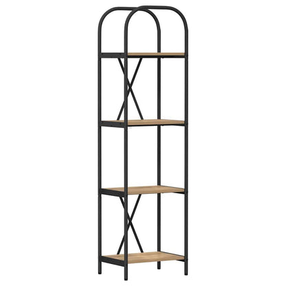 Libreria rovere artigianale 40 x 30 x 146 cm Legno multistrato