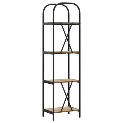 Libreria rovere artigianale 40 x 30 x 146 cm Legno multistrato