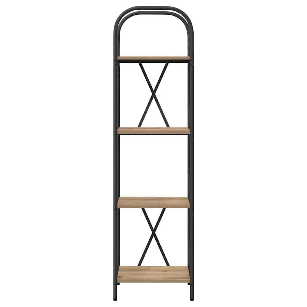 Libreria rovere artigianale 40 x 30 x 146 cm Legno multistrato