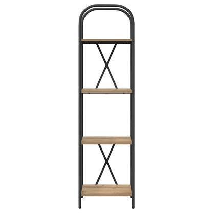 Libreria rovere artigianale 40 x 30 x 146 cm Legno multistrato