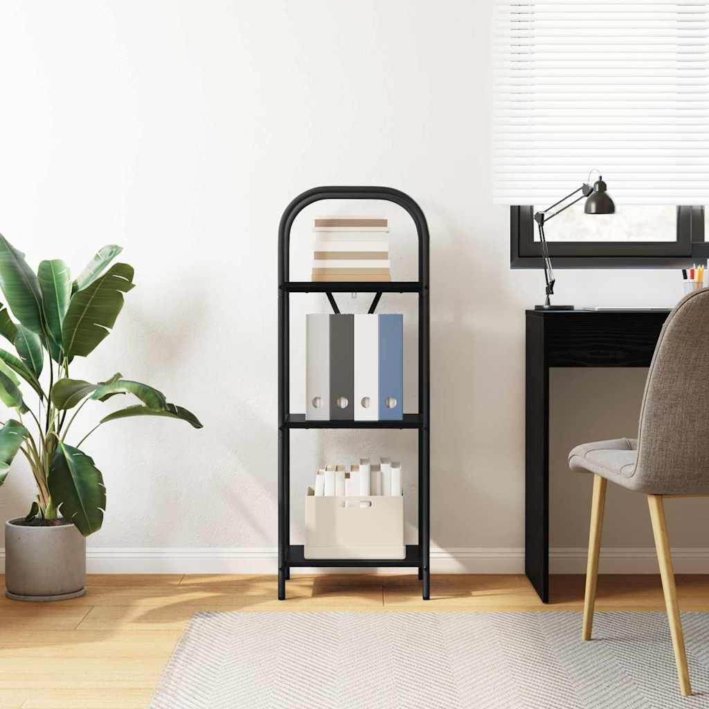 Libreria Rovere nero 40 x 30 x 109 cm Legno multistrato