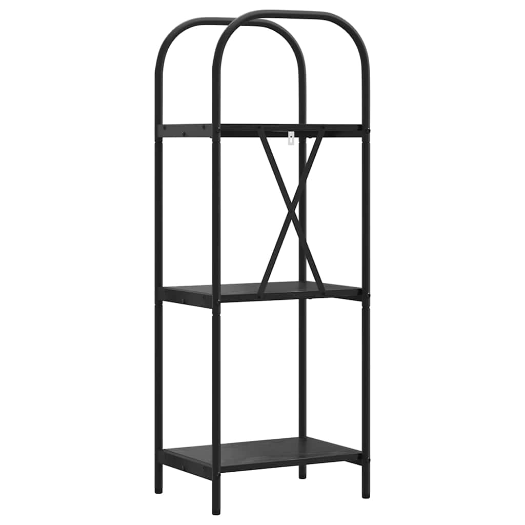 Libreria Rovere nero 40 x 30 x 109 cm Legno multistrato