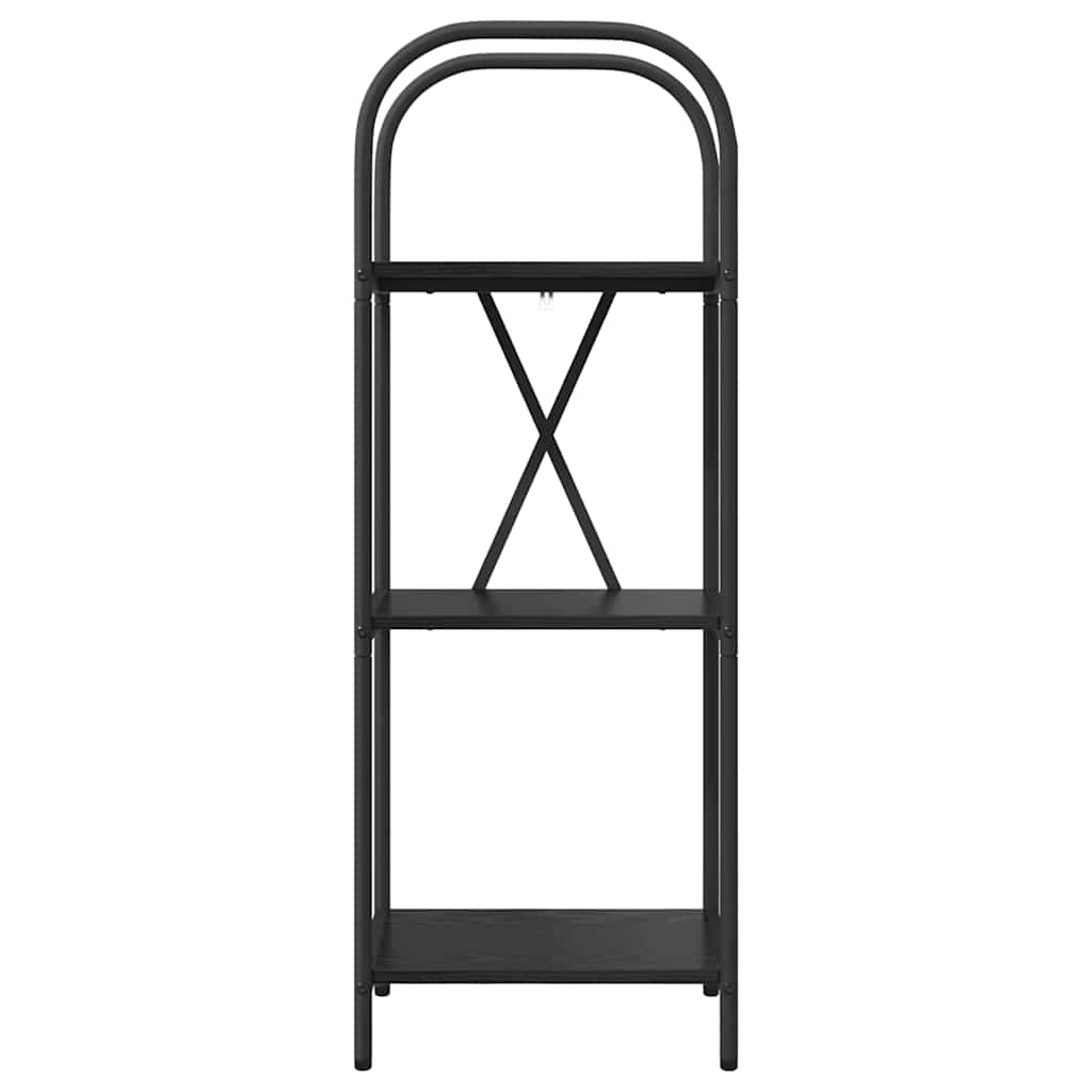 Libreria Rovere nero 40 x 30 x 109 cm Legno multistrato