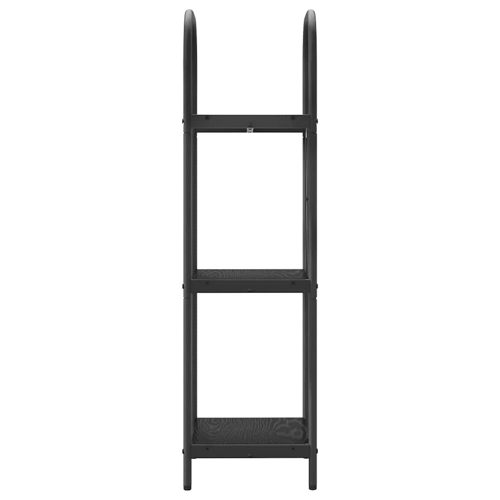 Libreria Rovere nero 40 x 30 x 109 cm Legno multistrato