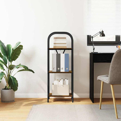 Libreria Rovere fumo 40 x 30 x 109 cm Legno multistrato